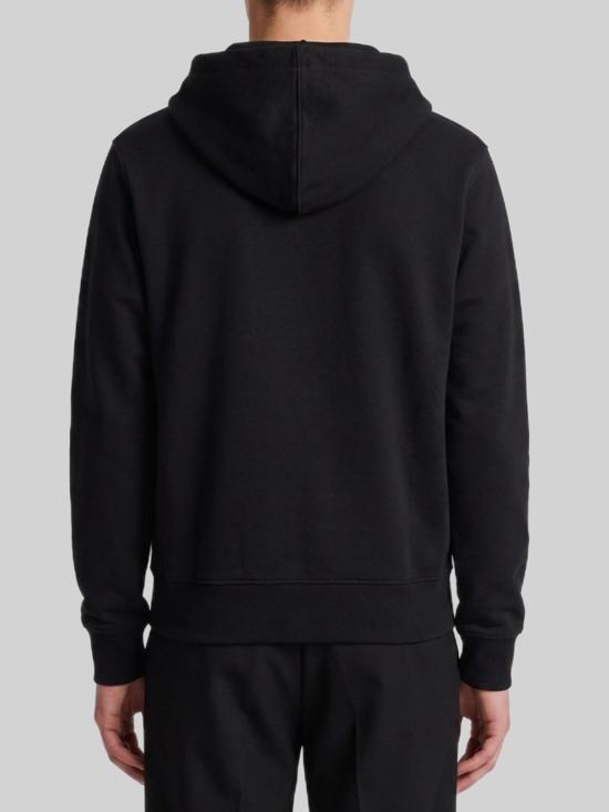 26FW 아미 스몰 하트 로고 코튼 후드 집업 HSW765 BLACK - AMI