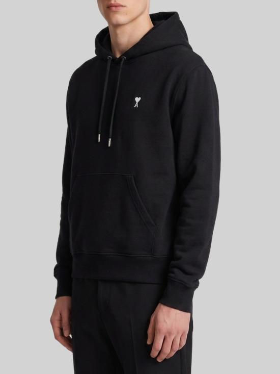 26FW 아미 ADC 코튼 후디 HSW764 BLACK - AMI