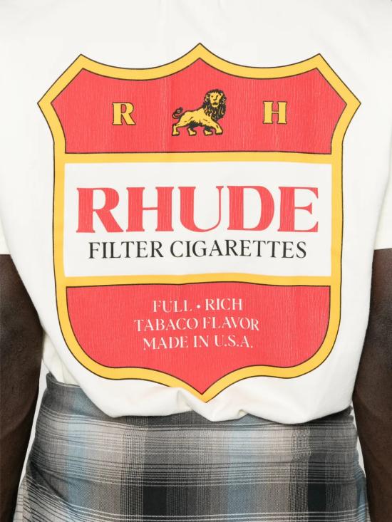 26FW 루드 반팔 티셔츠 RHPF26TT01012 6498 Bianco - RHUDE