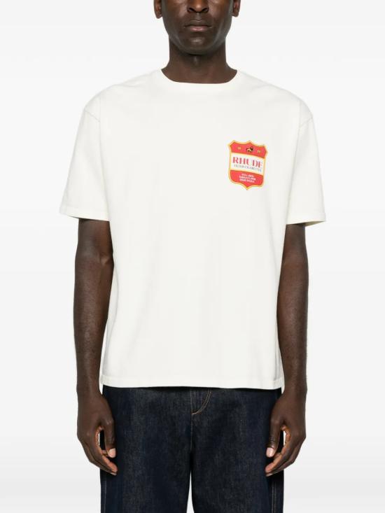 26FW 루드 반팔 티셔츠 RHPF26TT01012 6498 Bianco - RHUDE