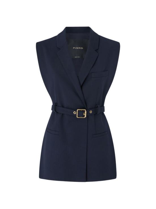 26FW 핑코 베스트 107727NURAQUS A3MSG03 BLU - PINKO