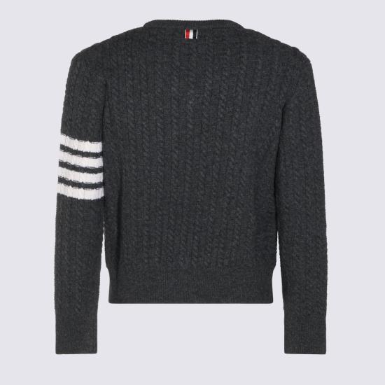 26FW 톰브라운 버진 울 스웨터 MKA593A Y1005025 DARK GREY - THOM BROWNE