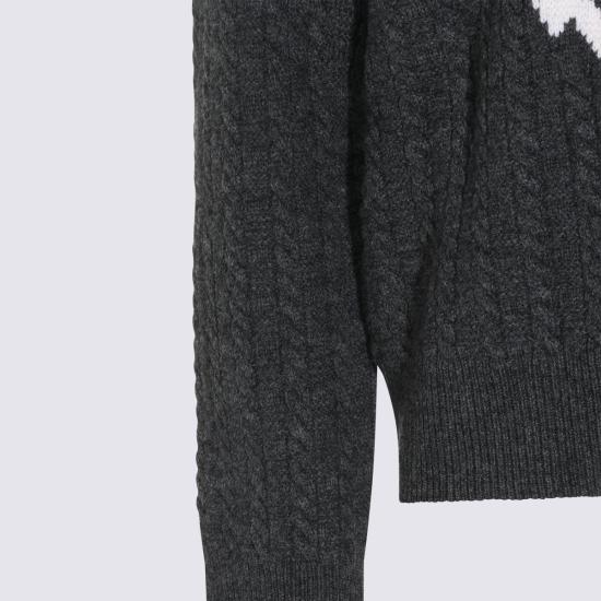 26FW 톰브라운 버진 울 스웨터 MKA593A Y1005025 DARK GREY - THOM BROWNE