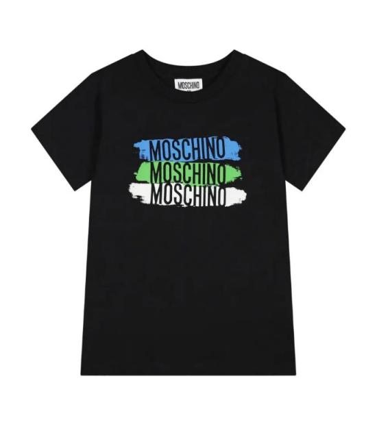 26FW 모스키노 반팔 티셔츠 HNM05W LAA57 60100 Black
