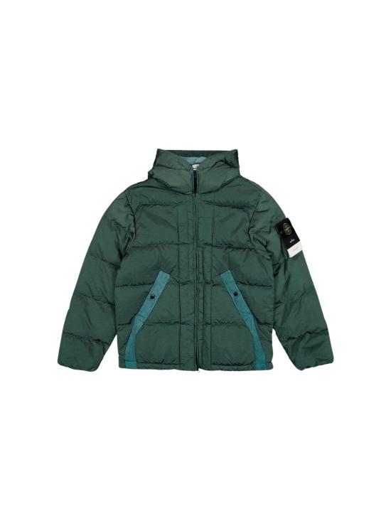 26FW 스톤 아일랜드 나일론 메탈 에코닐 드로우코드 헴 후드 다운 자켓 나일론 메탈 에코닐 드로우코드 헴 후드 다운 자켓 L2S154100019S0019 V005T