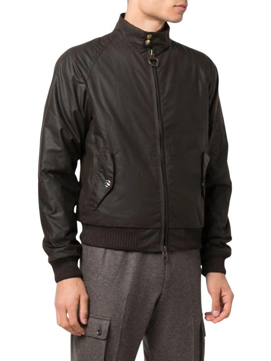 26FW 바버 인터내셔널 스티브 맥퀸 머천트 왁스 봄버 재킷 MWX0465 OL71 BROWN - BARBOUR