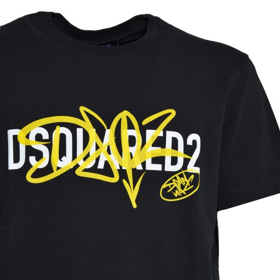 26FW 디스퀘어드2 반팔 티셔츠 S74GD1580D20106 900 NERO - DSQUARED2
