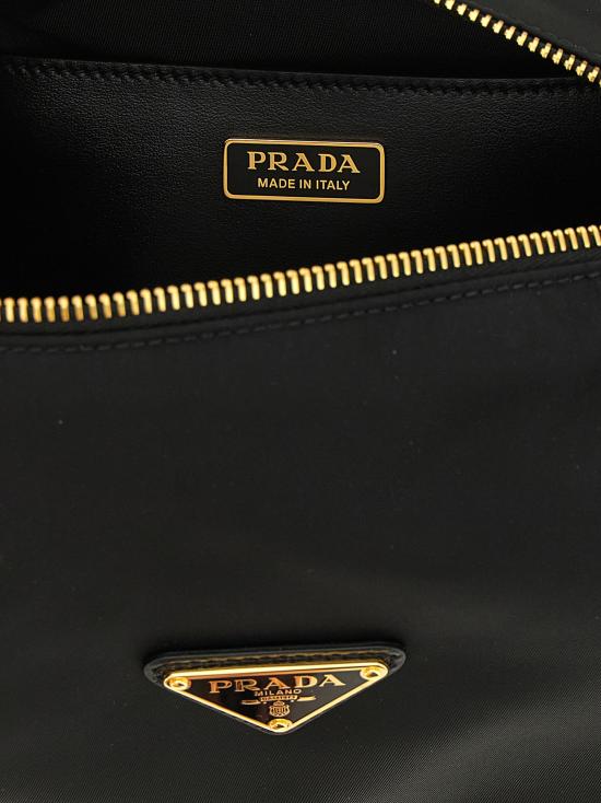 26FW 프라다 익스플로어 스몰 리나일론 및 가죽 숄더백 1BH232VNOORDLNF0002 Black - PRADA