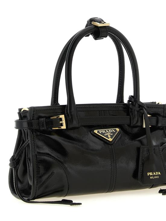 26FW 프라다 보니 스몰 핸드백 1BA486VOOM2CYRF0002 Black - PRADA