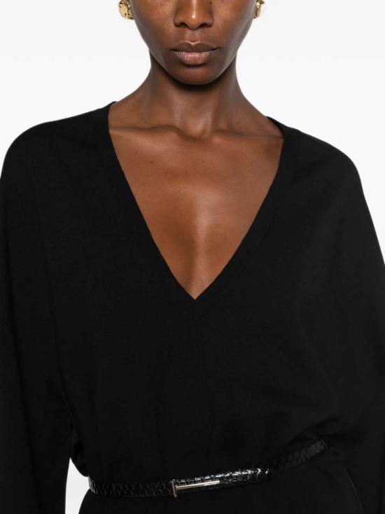 26FW 톰포드 스웨터 MAK1477YAX1069 NAA BLACK - TOMFORD
