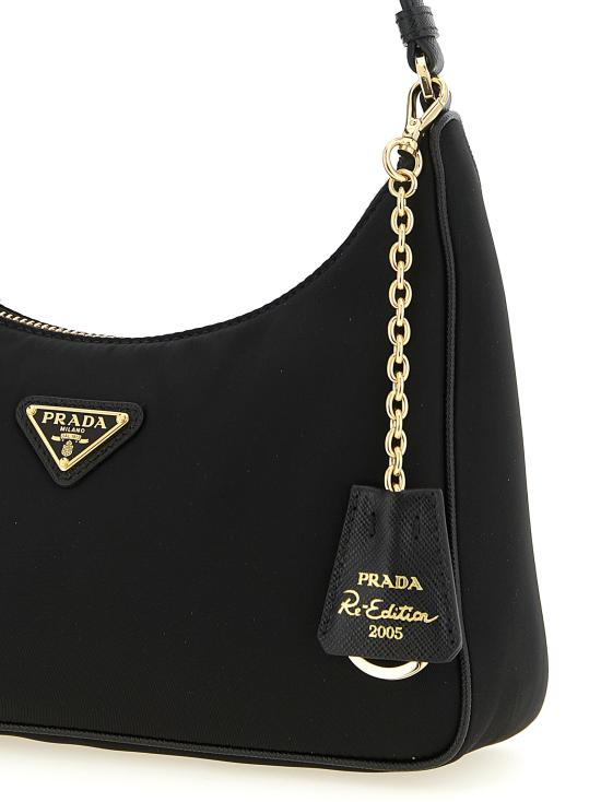 26FW 프라다 리에디션 2005 리나일론 앤 사피아노 미니 백 1N204PR064F0632 Black - PRADA