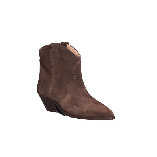 26FW 이자벨마랑 드위나 스웨이드 카프스킨 카우보이 부츠 BO0002FAA1A03S 50CL CIOCCOLATO - ISABEL MARANT