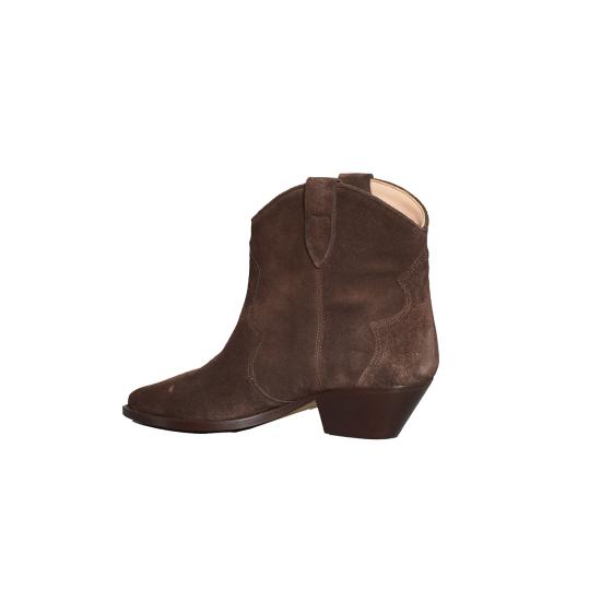 26FW 이자벨마랑 드위나 스웨이드 카프스킨 카우보이 부츠 BO0002FAA1A03S 50CL CIOCCOLATO - ISABEL MARANT