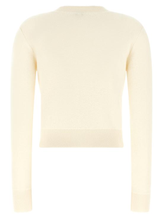 26FW 로에베 핸드 자수 디테일 울 스웨터 S359Y14KJ62370 White - LOEWE