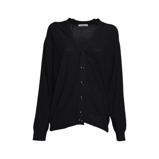 26FW 르메르 릴렉스 트위스트 가디건 PO0052LK1063 BK999 NERO