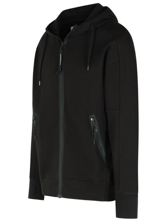 26FW 씨피 컴퍼니 다이애그널 레이즈드 플리스 고글 스웨트셔츠 RCCMSS715A005086W 999 Nero - C.P. COMPANY