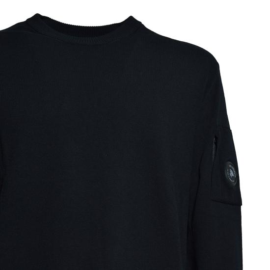 26FW 씨피 컴퍼니 스웨터 21CMKN069A005528A 999 NERO - C.P. COMPANY