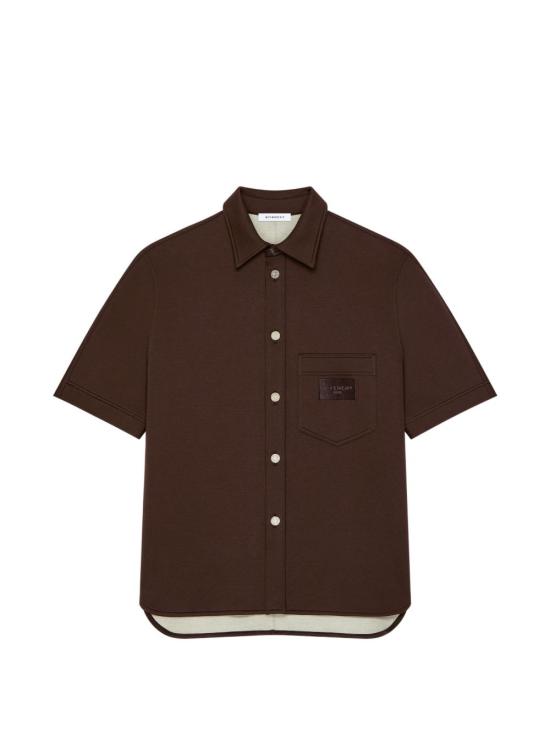 26FW 지방시 반팔 셔츠 BM618J3YSY 200 Brown
