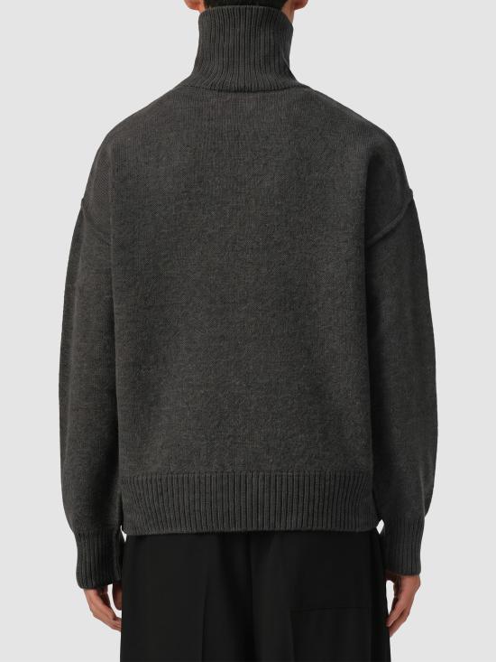 26FW 아미 ADC 터틀넥 스웨터 UKS839 GREY - AMI