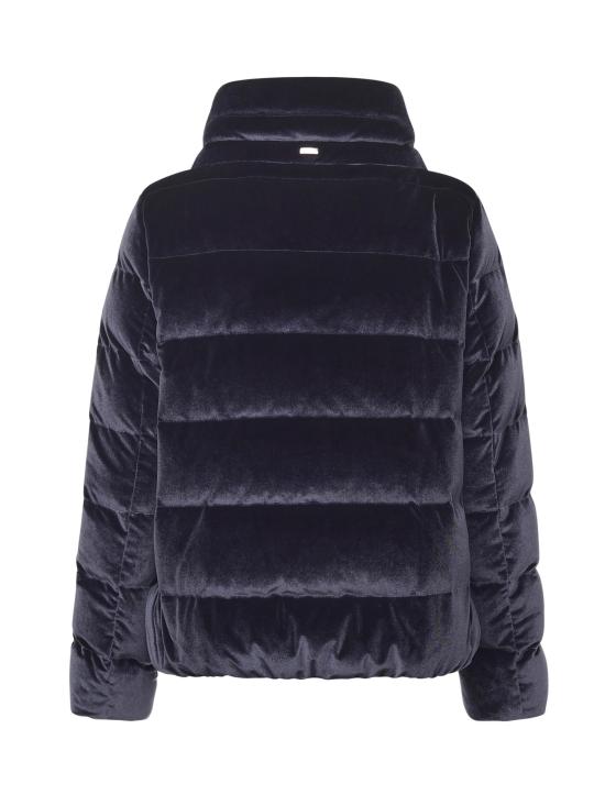26FW 에르노 스무스 벨벳 재킷 PI002180D 15020S9200 NAVY BLUE - HERNO