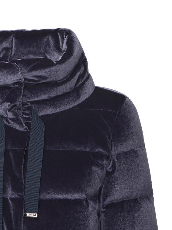 26FW 에르노 스무스 벨벳 재킷 PI002180D 15020S9200 NAVY BLUE - HERNO