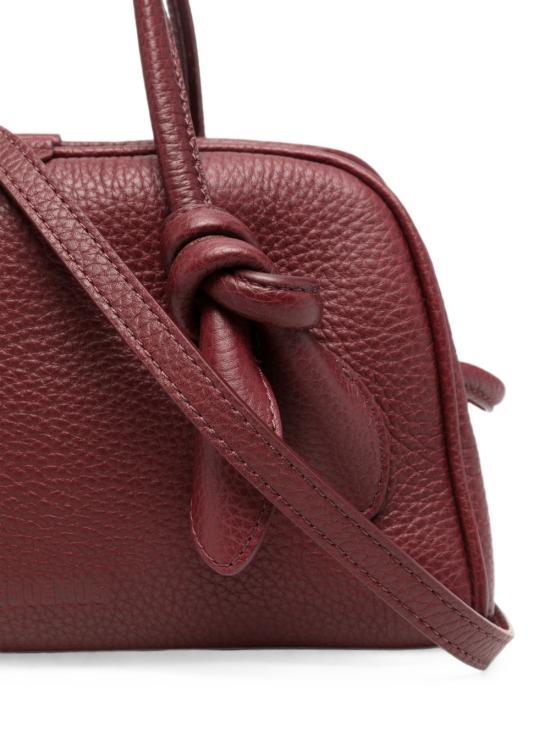 26FW 자크뮈스 TURISMO 투리스모 소프트 스몰 볼링 토트벡 BAW00416AC03A03 490 BORDEAUX - JACQUEMUS