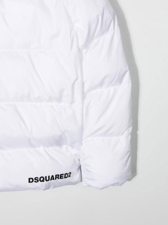 26FW [키즈] 디스퀘어드2 패딩 DQ1090D00BN DQ100 BIANCO - DSQUARED2