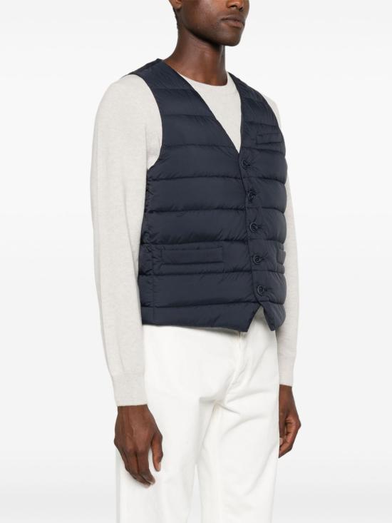26FW 에르노 다운 베스트 그레이 PI002ULE 12456Z9202 Blu - HERNO