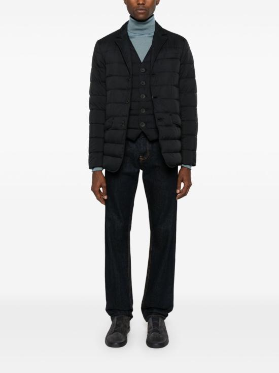 26FW 에르노 다운 베스트 그레이 PI002ULE 12456Z9300 Nero - HERNO