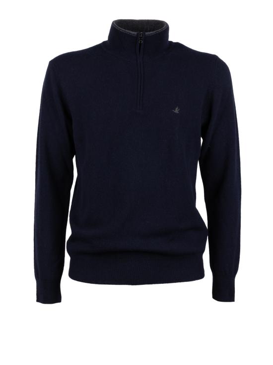 26FW 브룩스 필드 터틀넥 203E K039V0032 BLU SCURO