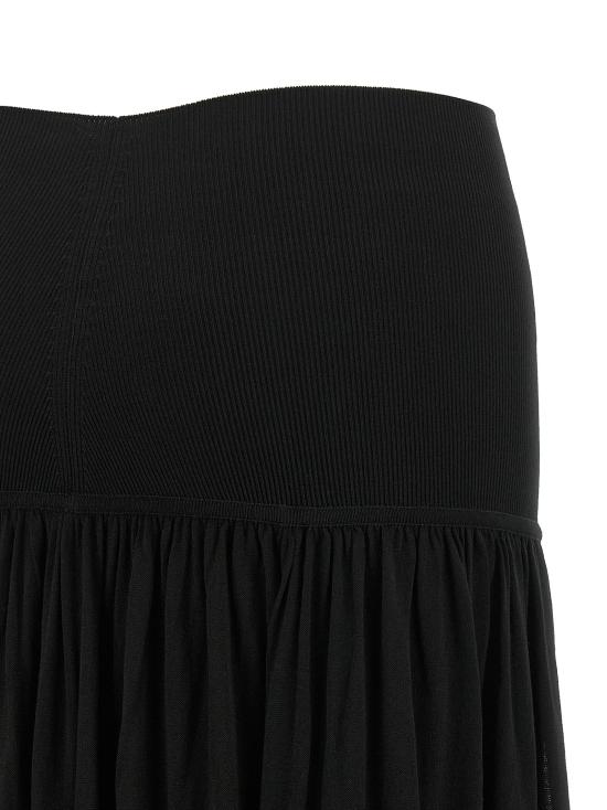 26FW 짐머만 롱 스커트 발리언트  블랙 - ZIMMERMANN