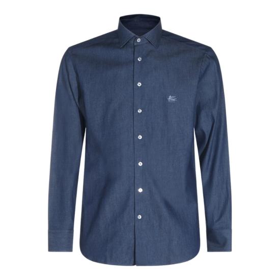 26FW 에트로 긴팔 셔츠 MRIB000299SA531X0883 Blue