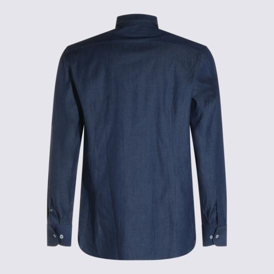 26FW 에트로 긴팔 셔츠 MRIB000299SA531X0883 Blue - ETRO