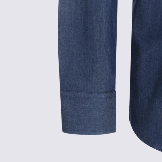 26FW 에트로 긴팔 셔츠 MRIB000299SA531X0883 Blue - ETRO