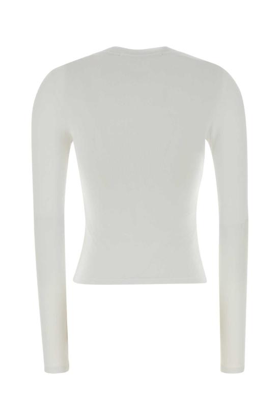 26FW 알렉산더 왕 후드 티셔츠 1CC4261457 100 WHITE - ALEXANDER WANG