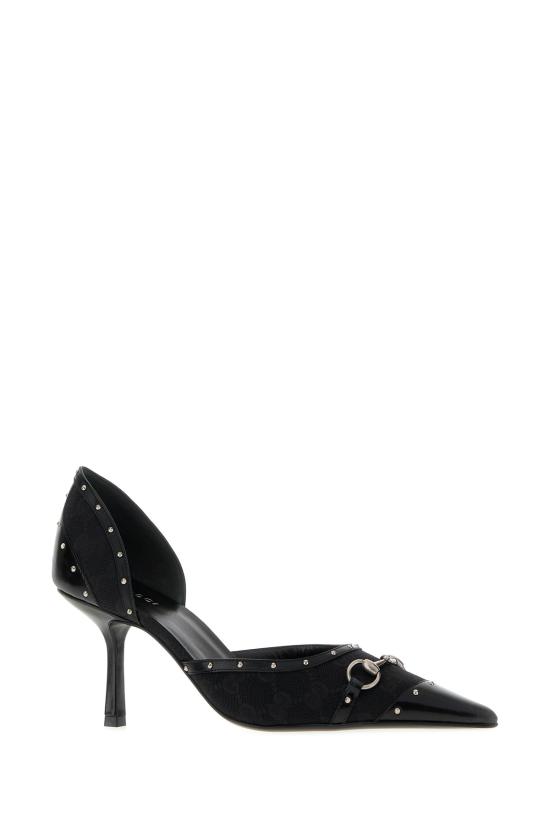 26FW 구찌 사보이 펌프 875051FAF7F 1052 BLACKBLACKPALLADIO - GUCCI