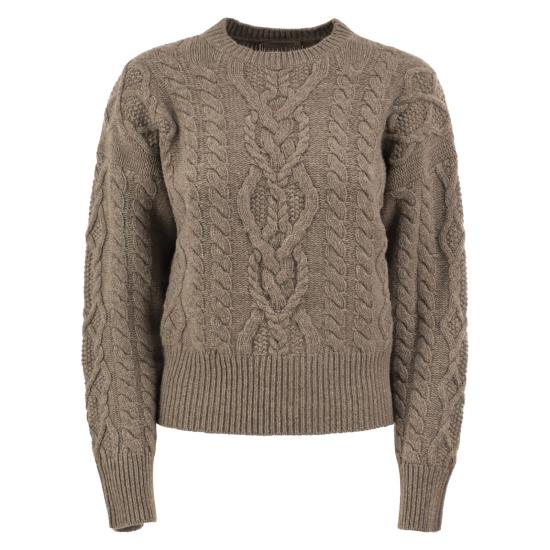 26FW 위켄드막스마라 폴로 티셔츠 2625366132600 BROWN
