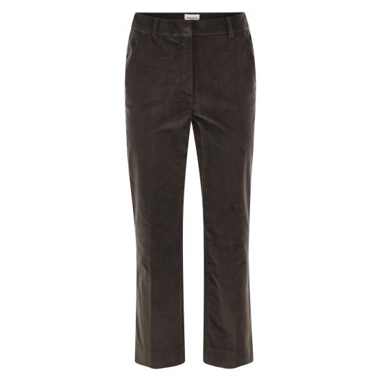 26FW 위켄드막스마라 스트레이트 팬츠 2625136022600 DARK BROWN