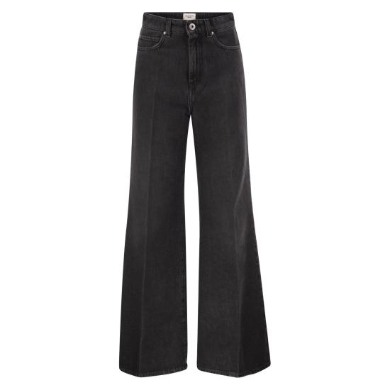 26FW 위켄드막스마라 데님 팬츠 2625186022600 BLACK