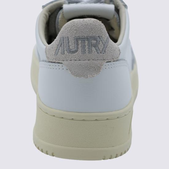 26FW 오트리 메달리스트 로우 레더 스니커즈 AULWSW03 White - AUTRY