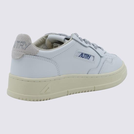 26FW 오트리 메달리스트 로우 레더 스니커즈 AULWSW03 White - AUTRY