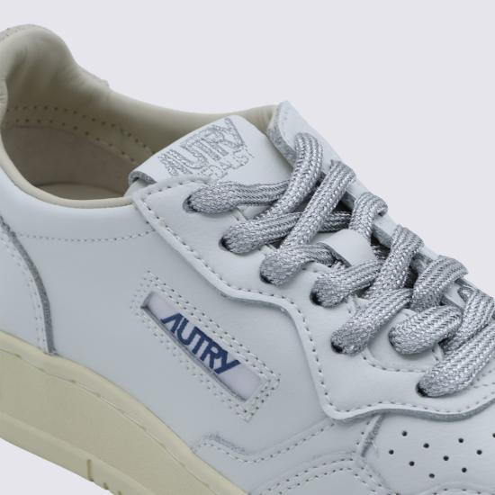 26FW 오트리 메달리스트 로우 레더 스니커즈 AULWSW03 White - AUTRY
