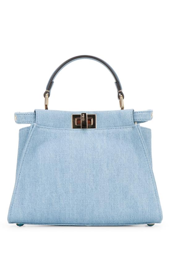 26FW 펜디 피카부 미니 데님 토트백 8BN244AY6V F1X1P DENIMCHMLCCERUOS