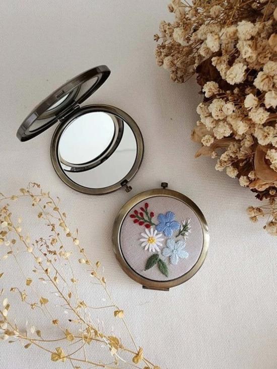  Quince Fables 액세서리 퀸스 페이블즈 손자수 거울 콤팩트 - OTHER BRANDS