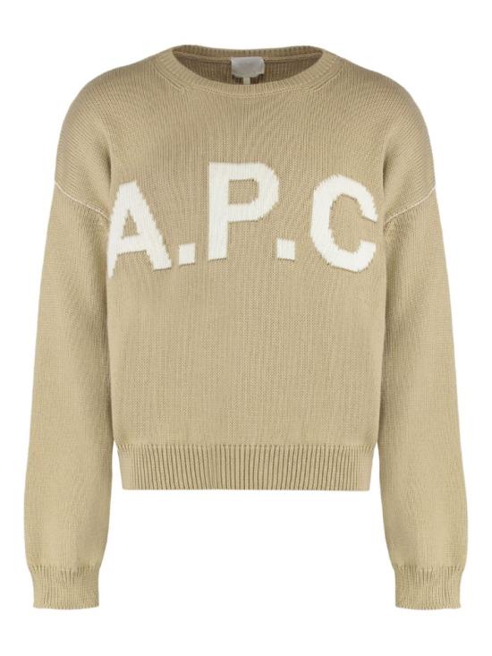 26SS 아페쎄 니트웨어 WOASLM23009AAE Neutrals - A.P.C.