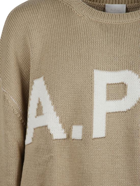 26SS 아페쎄 니트웨어 WOASLM23009AAE Neutrals - A.P.C.