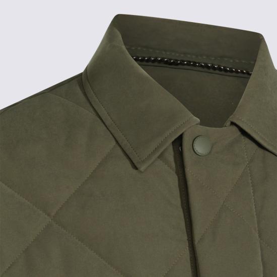 26FW 카날리 테크니컬 패브릭 유틸리티 자켓 O20422SG03522801 Green - CANALI