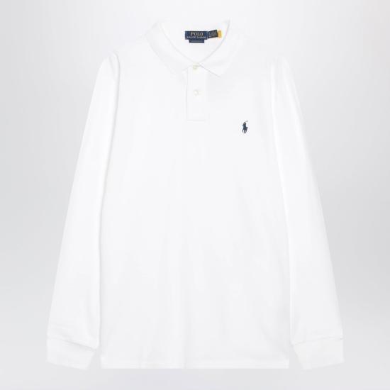 26FW 폴로 랄프로렌 클래식 핏 코튼 폴로 셔츠 710680790001CO WHT WHITE