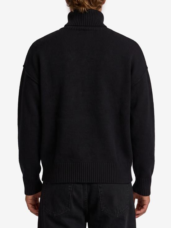 26FW 아미 ADC 터틀넥 스웨터 UKS839 BLACK - AMI