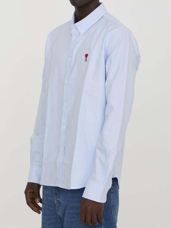 26FW 아미 ADC버튼 다운 셔츠 BFUSH063 LIGHT BLUE - AMI